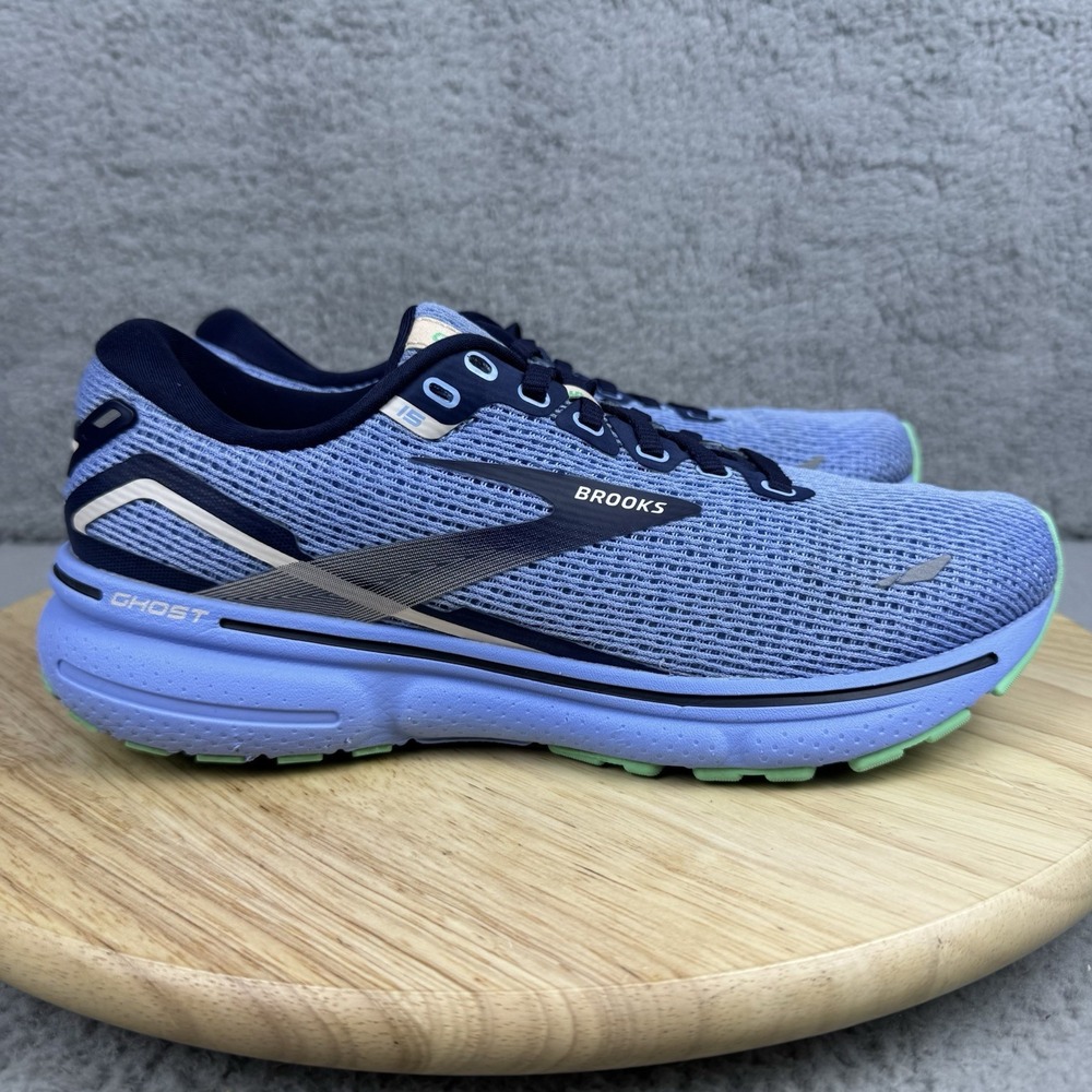Brooks Ghost 15 Womens 7.5 Blue Road Running Shoes Walking Gym 1203801B472